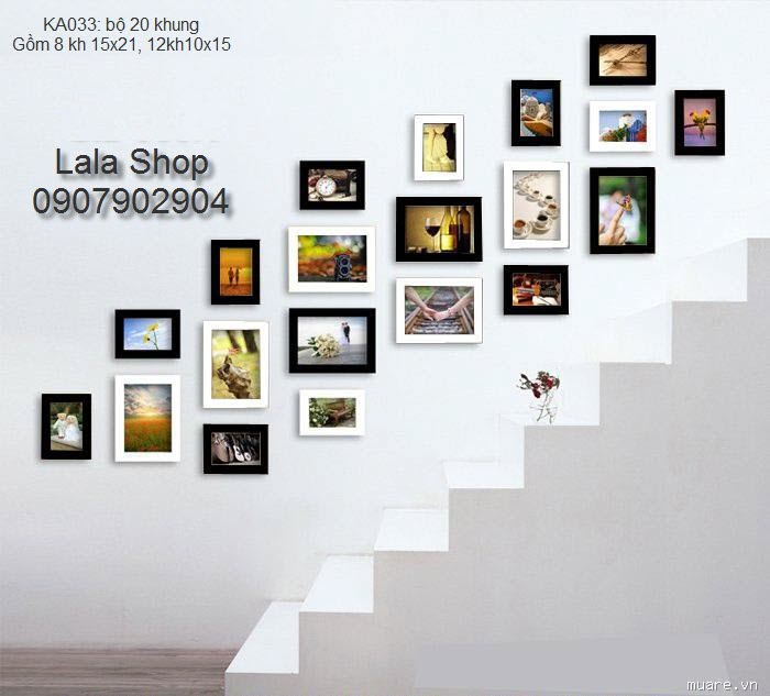 Khung ảnh bộ 20 khung KA033